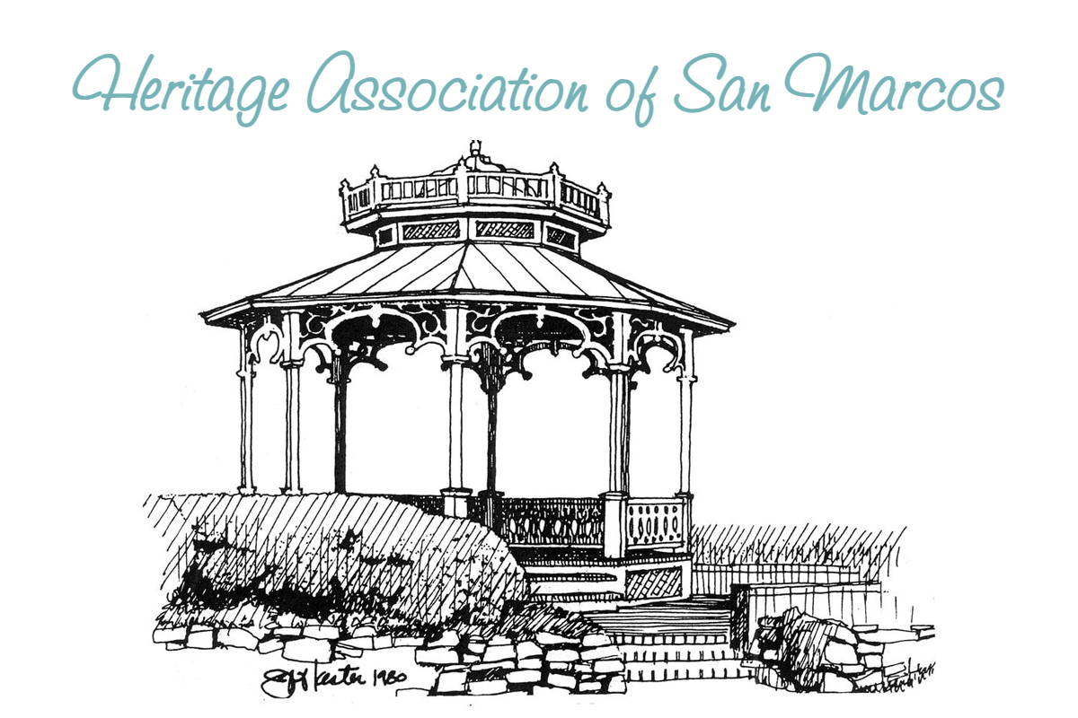 Heritage Association of San Marcos House and Logo 1200x800