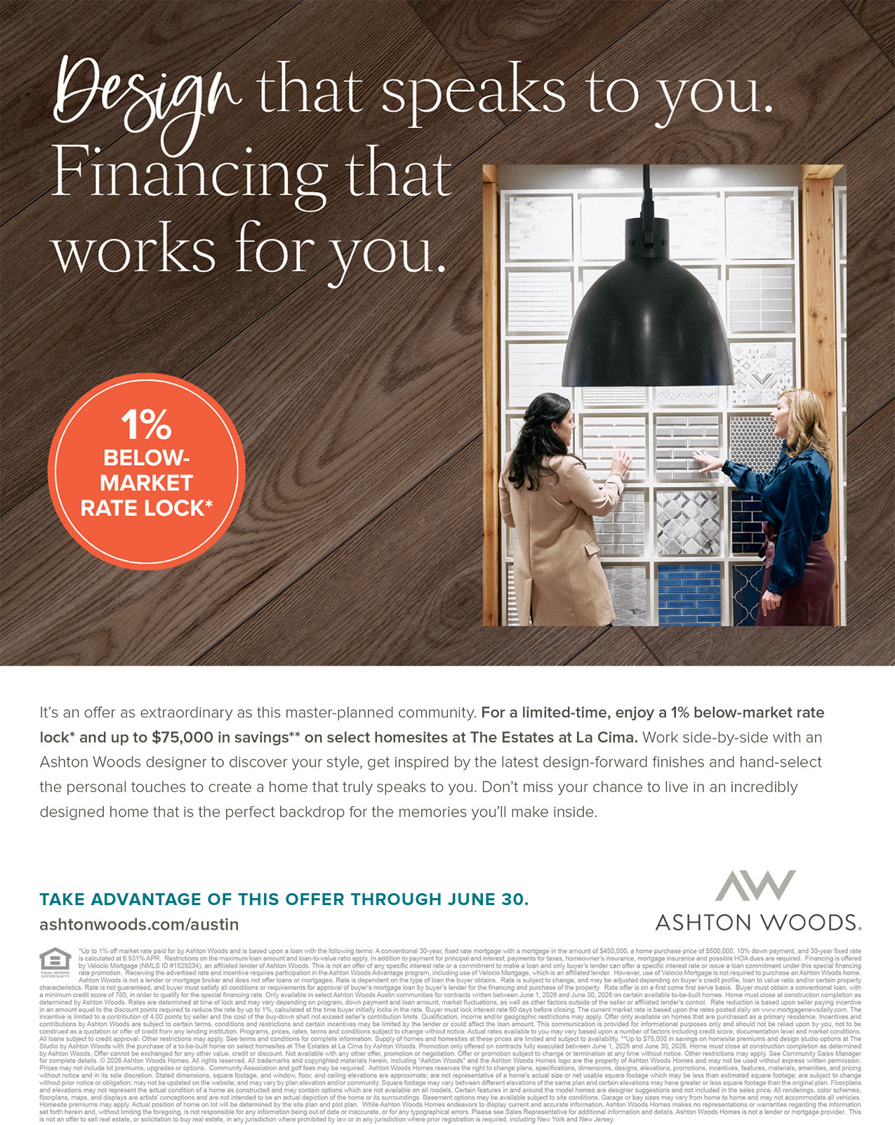 La Cima — Ashton Woods incentive at La Cima
